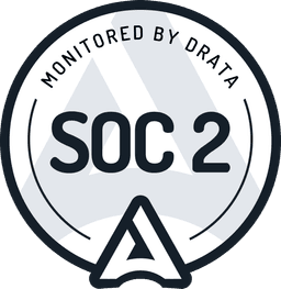 SOC2 Compliant powered by Drata