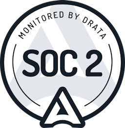 SOC2 Compliant powered by Drata
